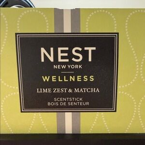 NEST Fragrances Lime Zest & Matcha Scentstick - Green and Black